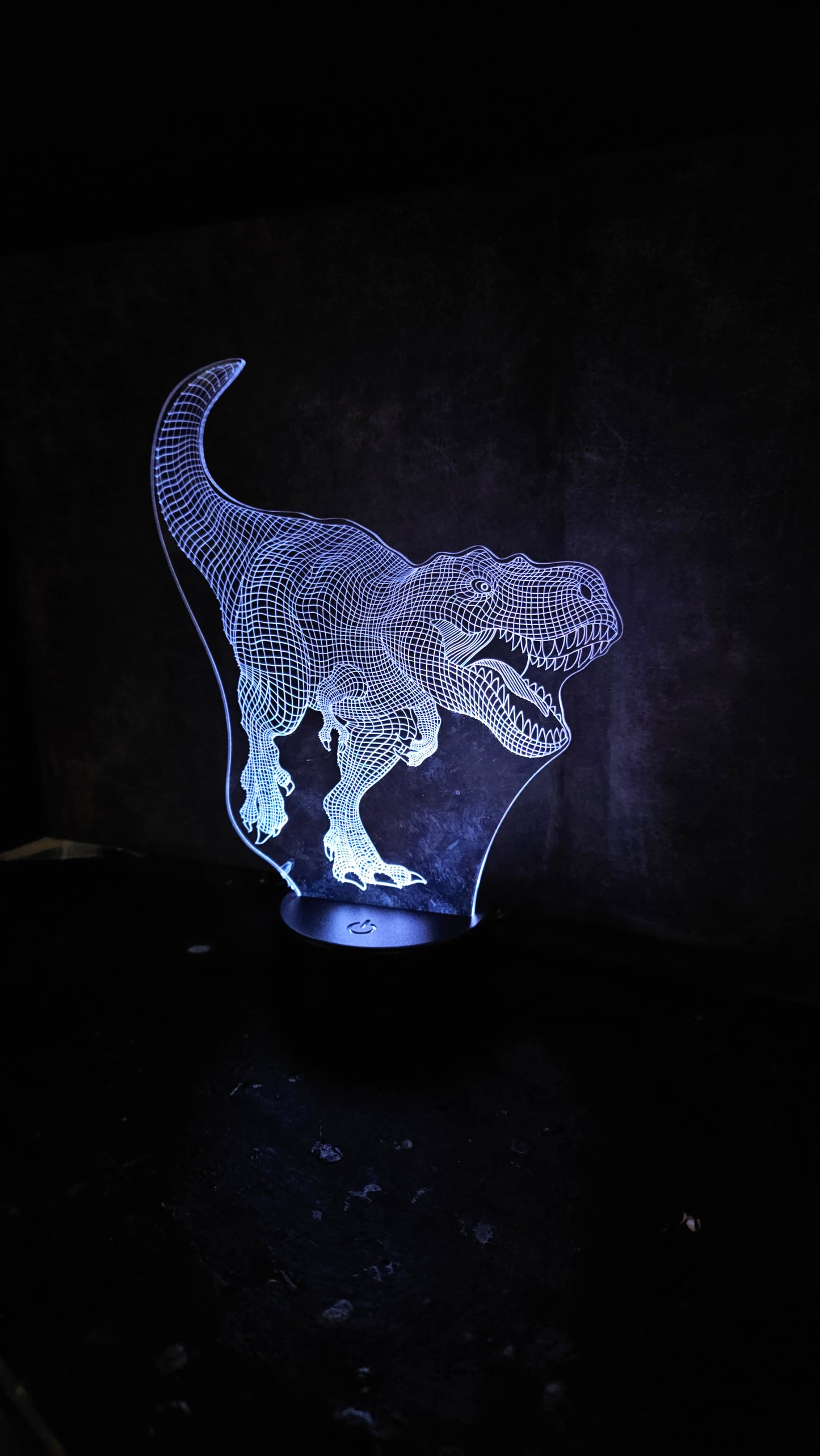 T-Rex 3D acrylic Display - D4RK M4TT3R 3D