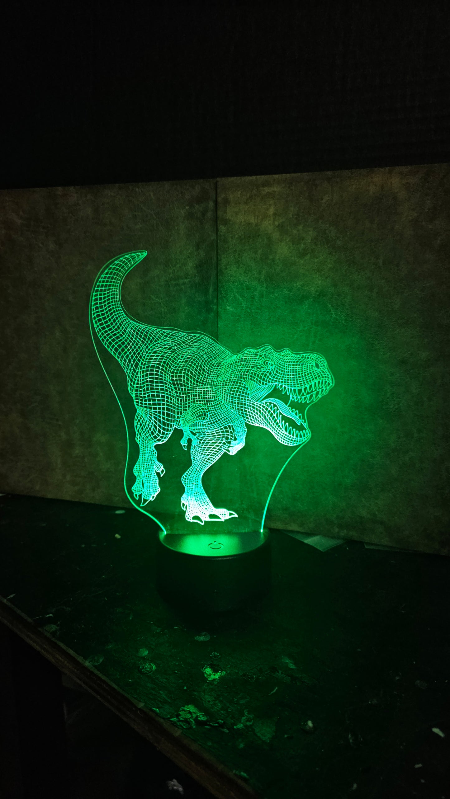 T-Rex 3D acrylic Display - D4RK M4TT3R 3D