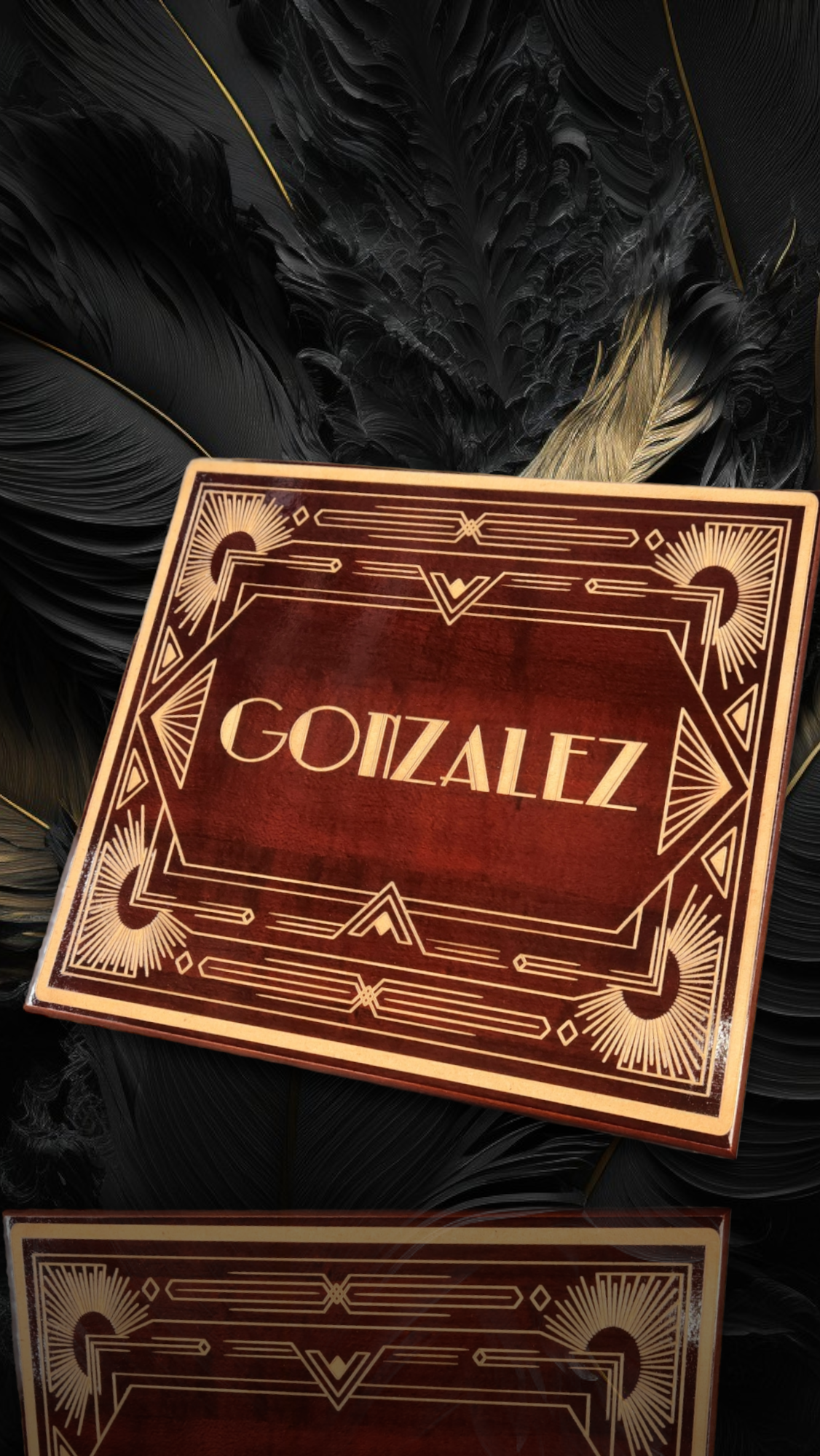 Personalized Spanish Cedar lined Humidor - D4RK M4TT3R 3D