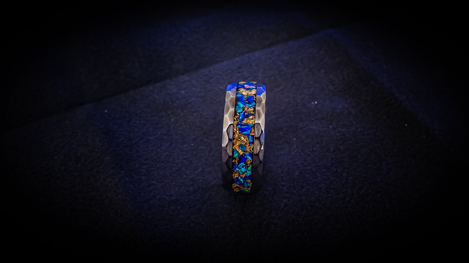 Blue Nebula Ring - D4RK M4TT3R 3D