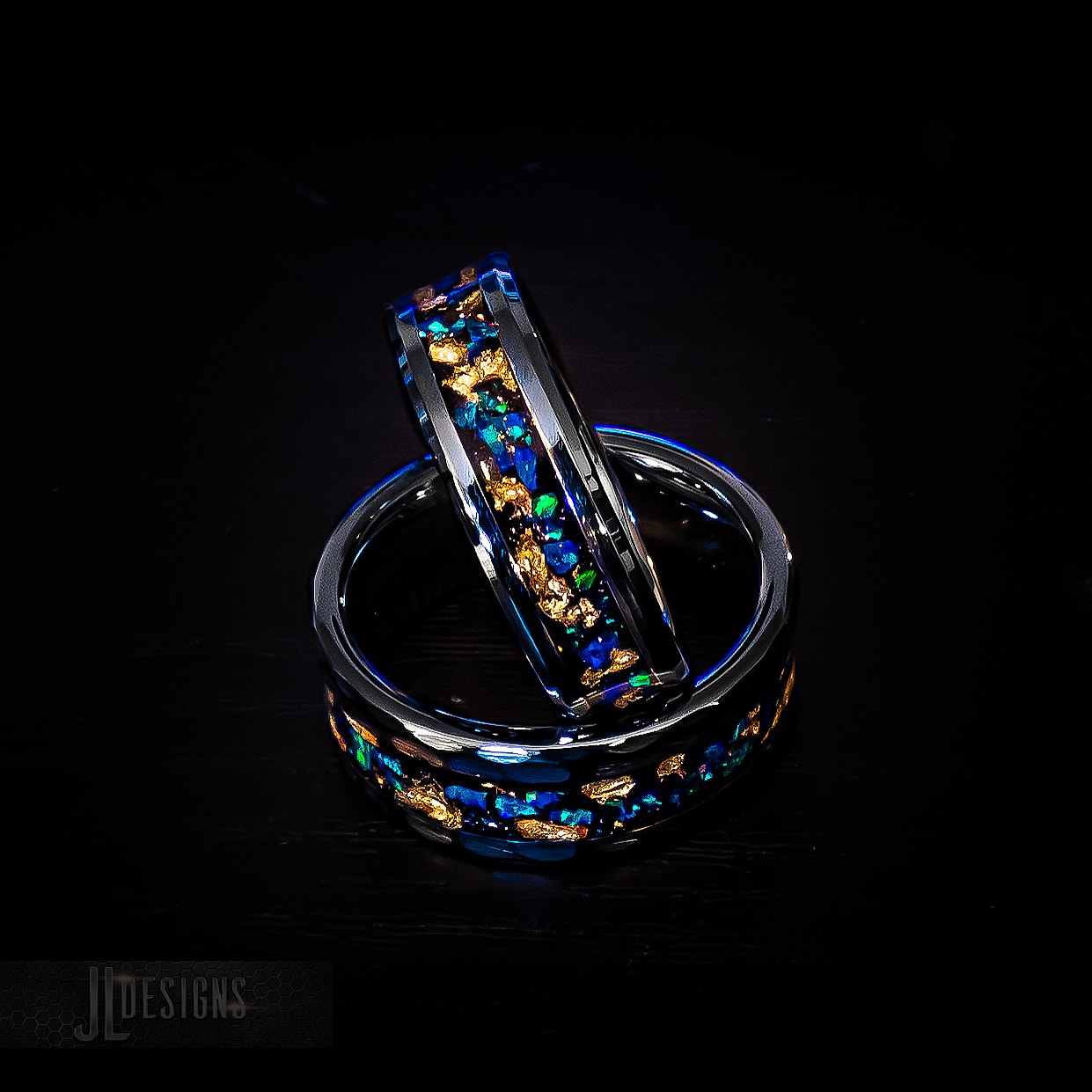 Blue Nebula Ring - D4RK M4TT3R 3D
