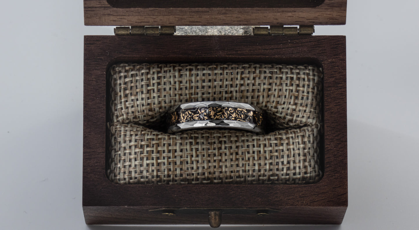 The Bronze Age – Meteorite & Bronze Ring - D4RK M4TT3R 3D