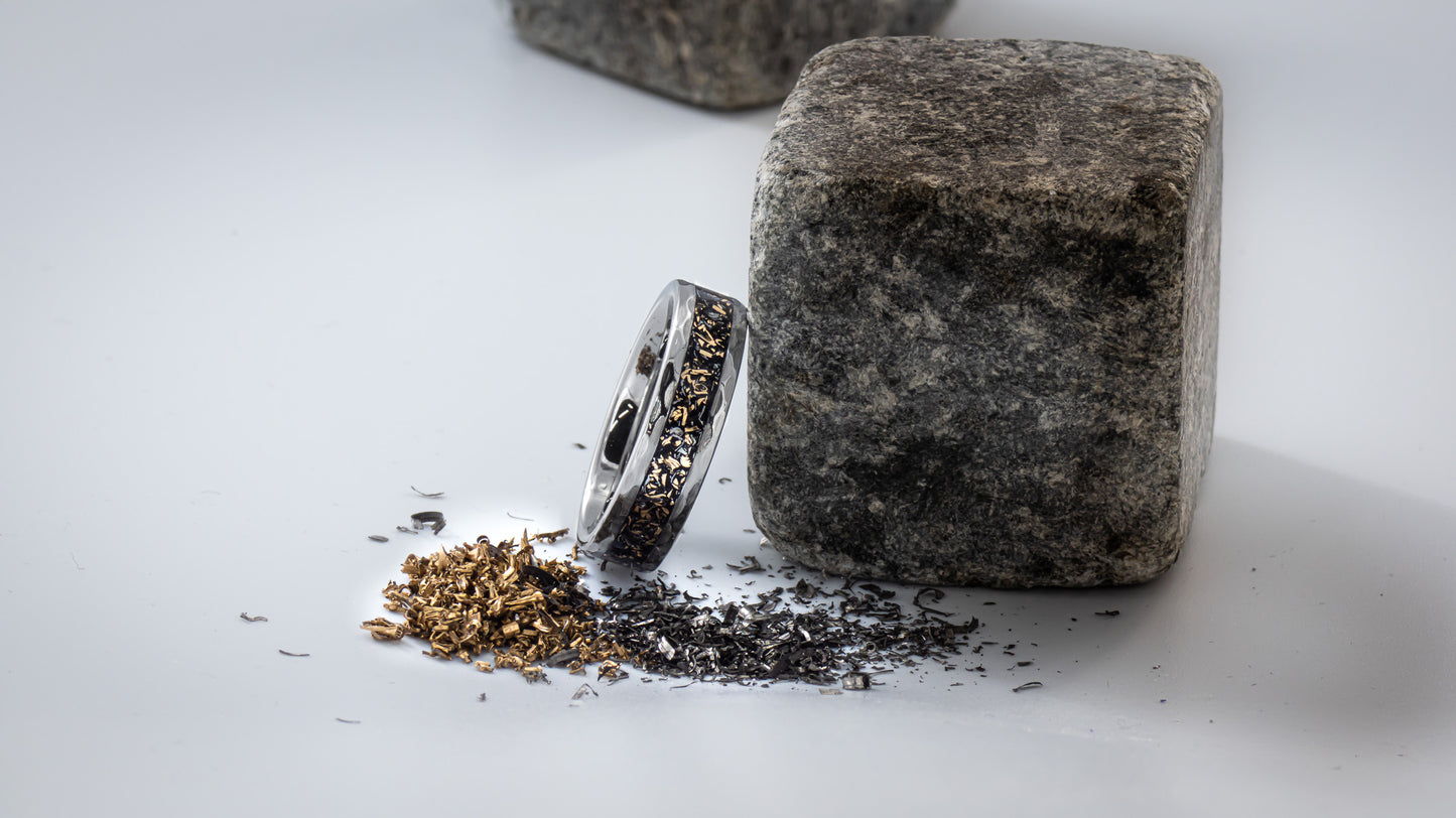 The Bronze Age – Meteorite & Bronze Ring - D4RK M4TT3R 3D