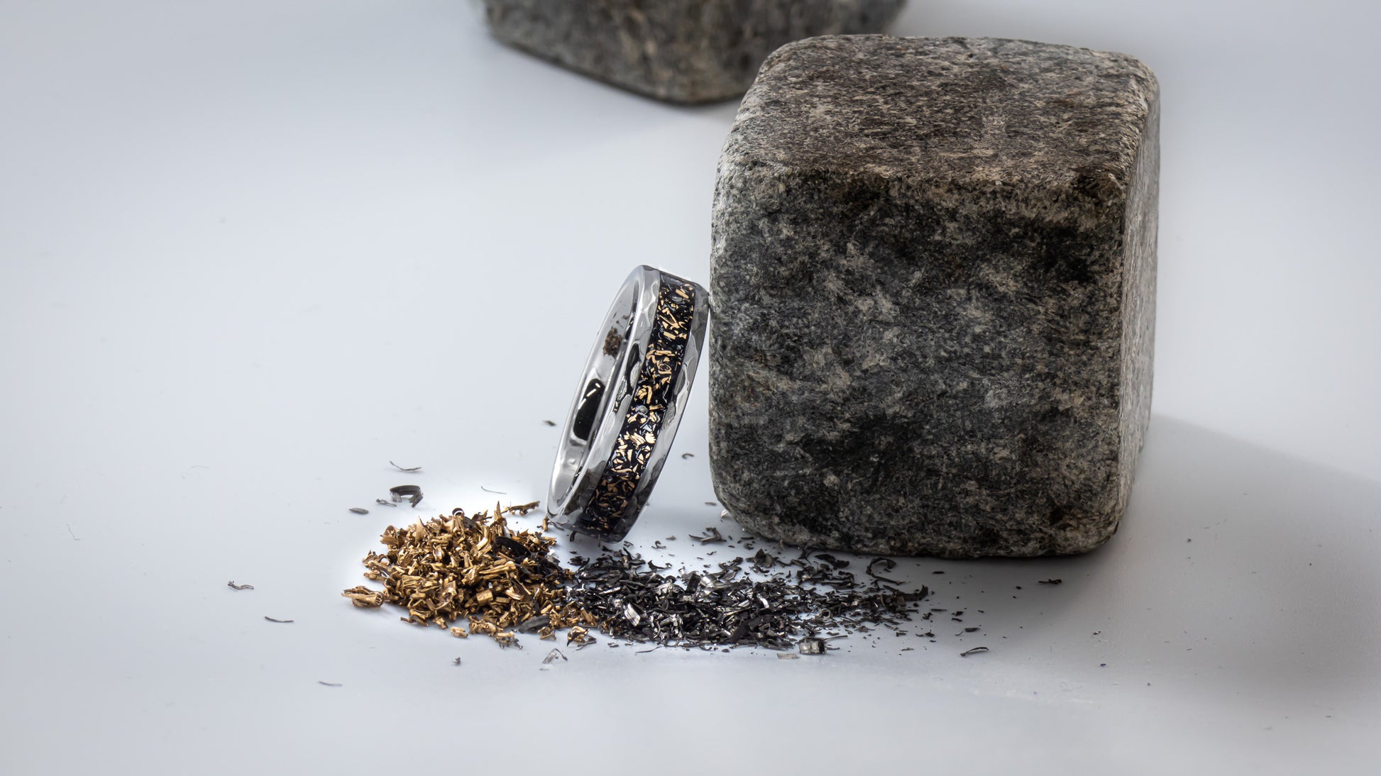The Bronze Age – Meteorite & Bronze Ring - D4RK M4TT3R 3D