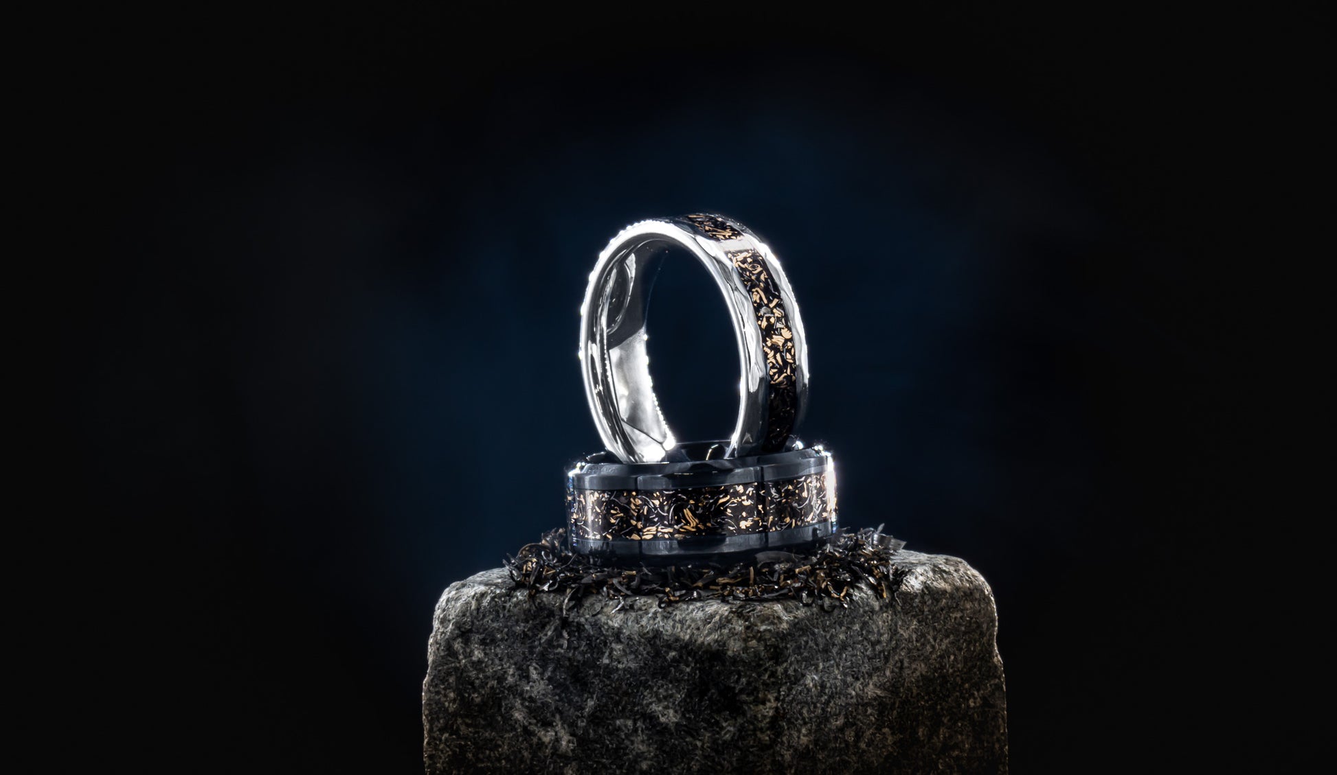 The Bronze Age – Meteorite & Bronze Ring - D4RK M4TT3R 3D