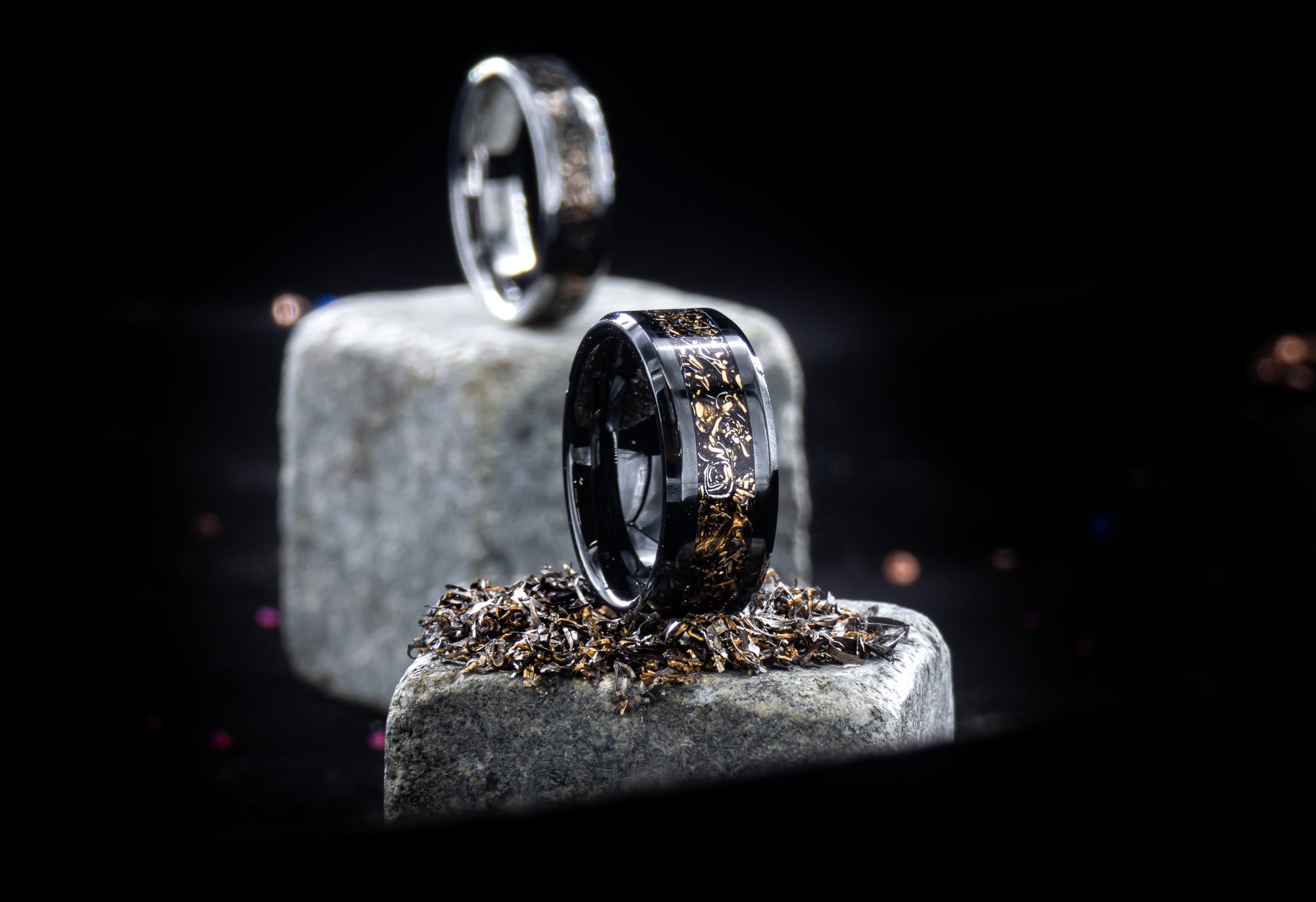 The Bronze Age – Meteorite & Bronze Ring - D4RK M4TT3R 3D