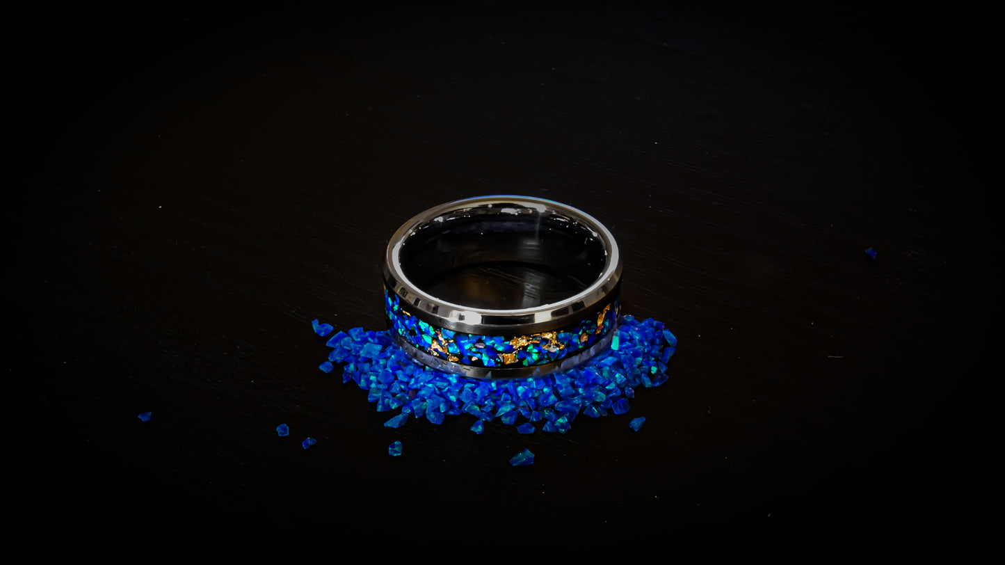Blue Nebula Ring - D4RK M4TT3R 3D