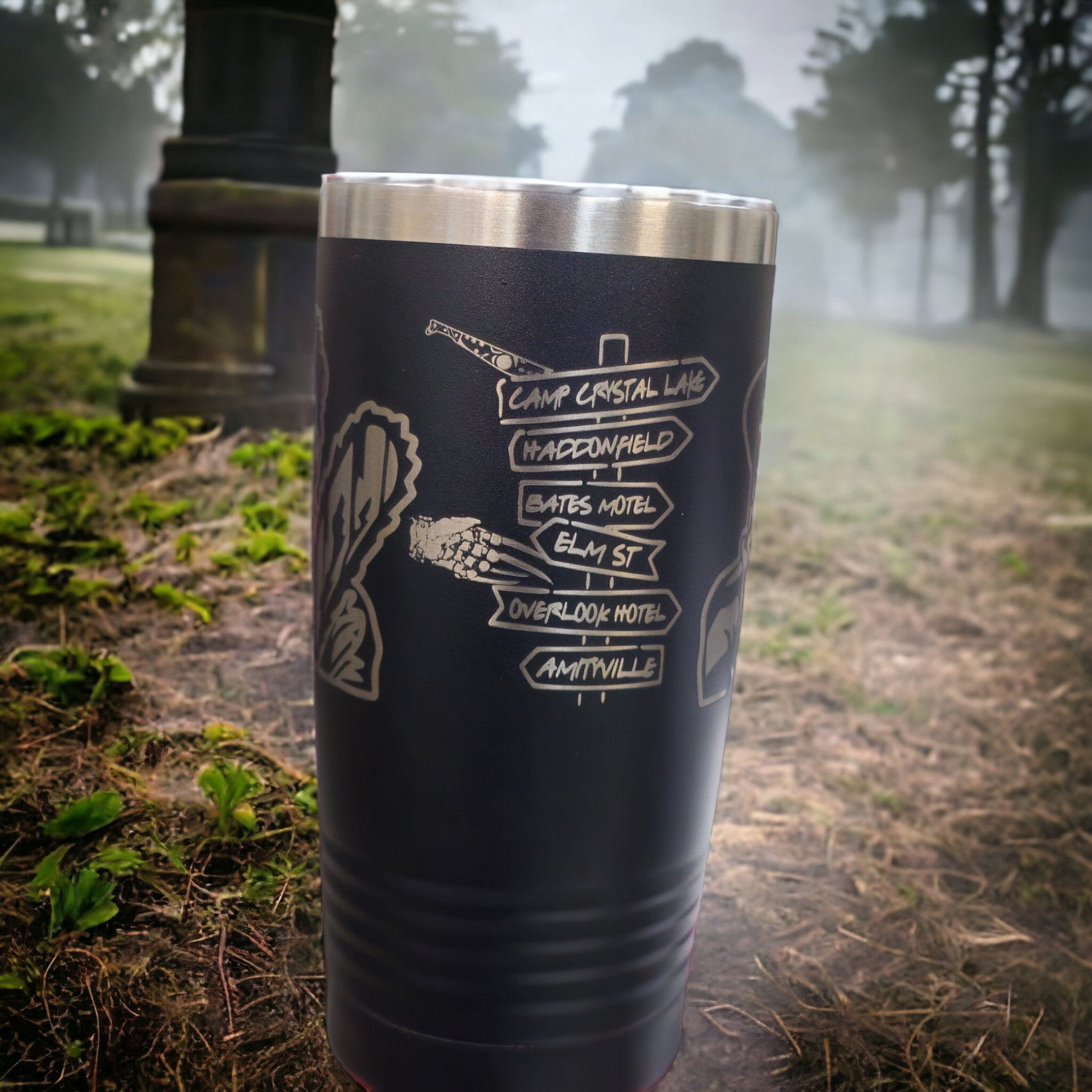 20oz Stainless Steel Slasher Tumbler - D4RK M4TT3R 3D