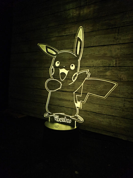 Pikachu Acrylic LED