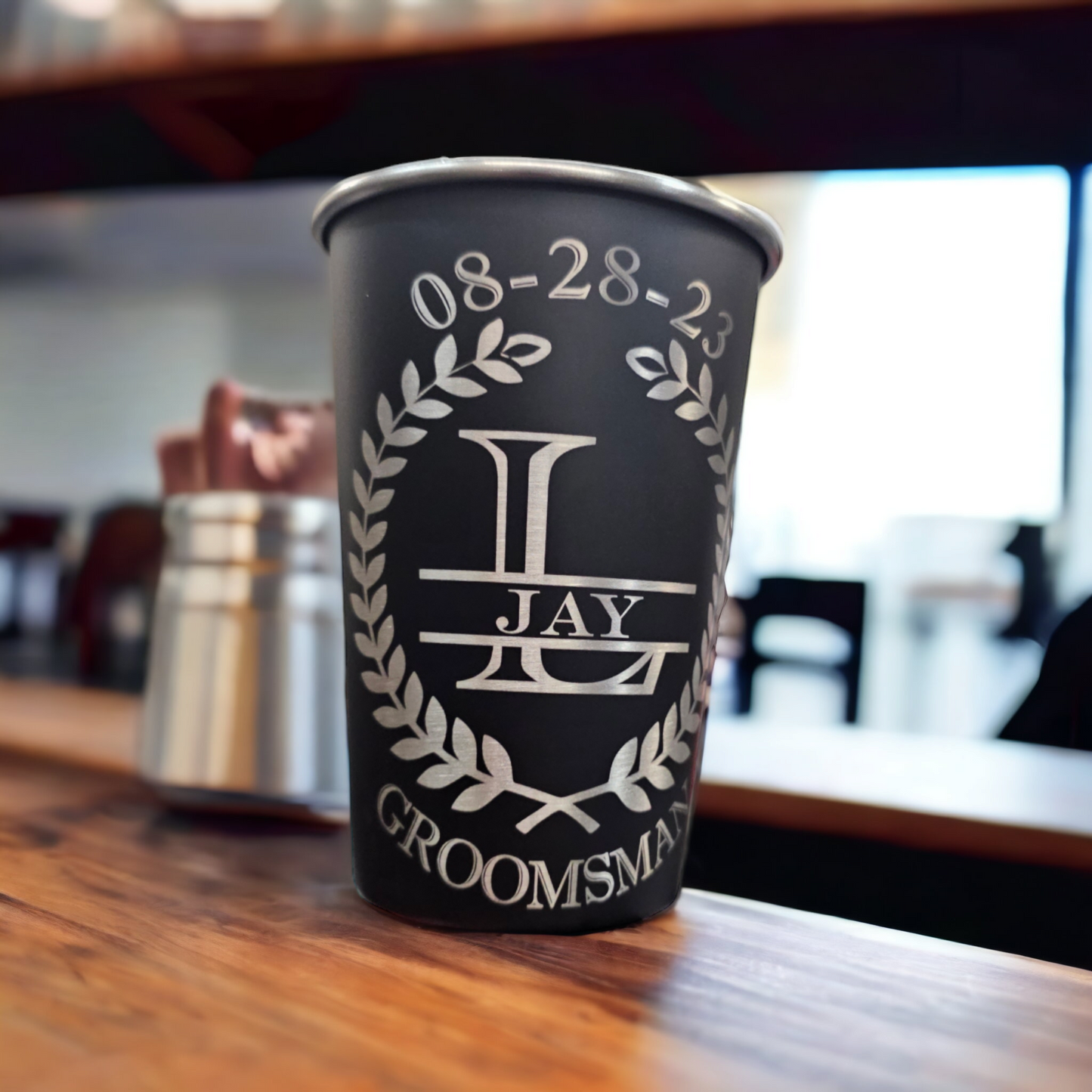 Personalized 16oz Stainless Steel cup